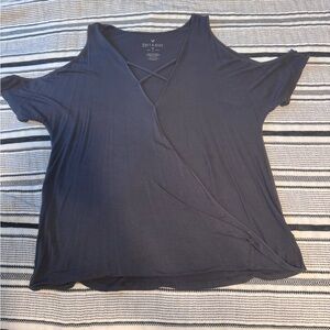 American Eagle Outfitters Dark Blue Blouse